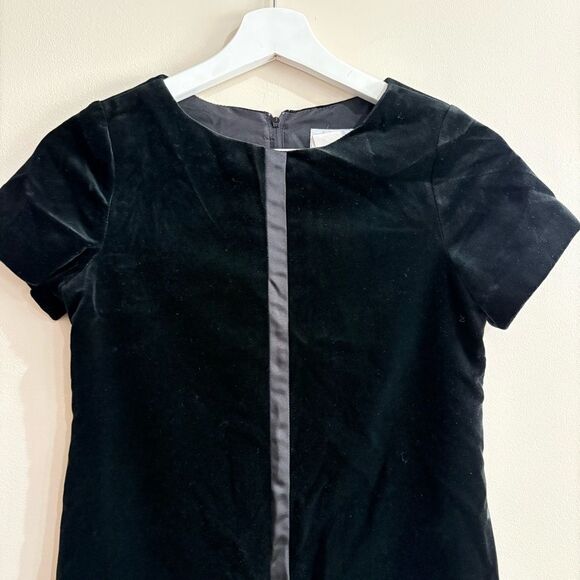Florence Eiseman Girls Velvet Dress Size 12 Black Holiday Formal Designer - Picture 3 of 9